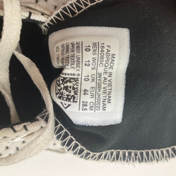 Converse Chuck Taylor 70 Low Woven White Black Translucent 164085C Mens 10 - Picture 7 of 7
